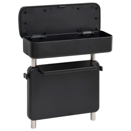 Vidaxl armsteun universeel 23x8x(30-38) cm abs zwart
