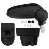 Vidaxl armsteun 12x36x(33,5-48) cm abs zwart