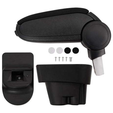 Vidaxl armsteun 12x36x(33,5-48) cm abs zwart