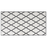 Vidaxl buitenkleed omkeerbaar 80x150 cm grijs en wit
