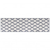 VidaXL Buitenkleed omkeerbaar 80x250 cm marineblauw en wit