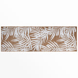 Vidaxl buitenkleed omkeerbaar 80x250 cm bruin en wit