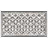 Vidaxl buitenkleed omkeerbaar 80x150 cm grijs en wit