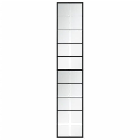 Vidaxl wandspiegels 2 st 100x40 cm metaal zwart