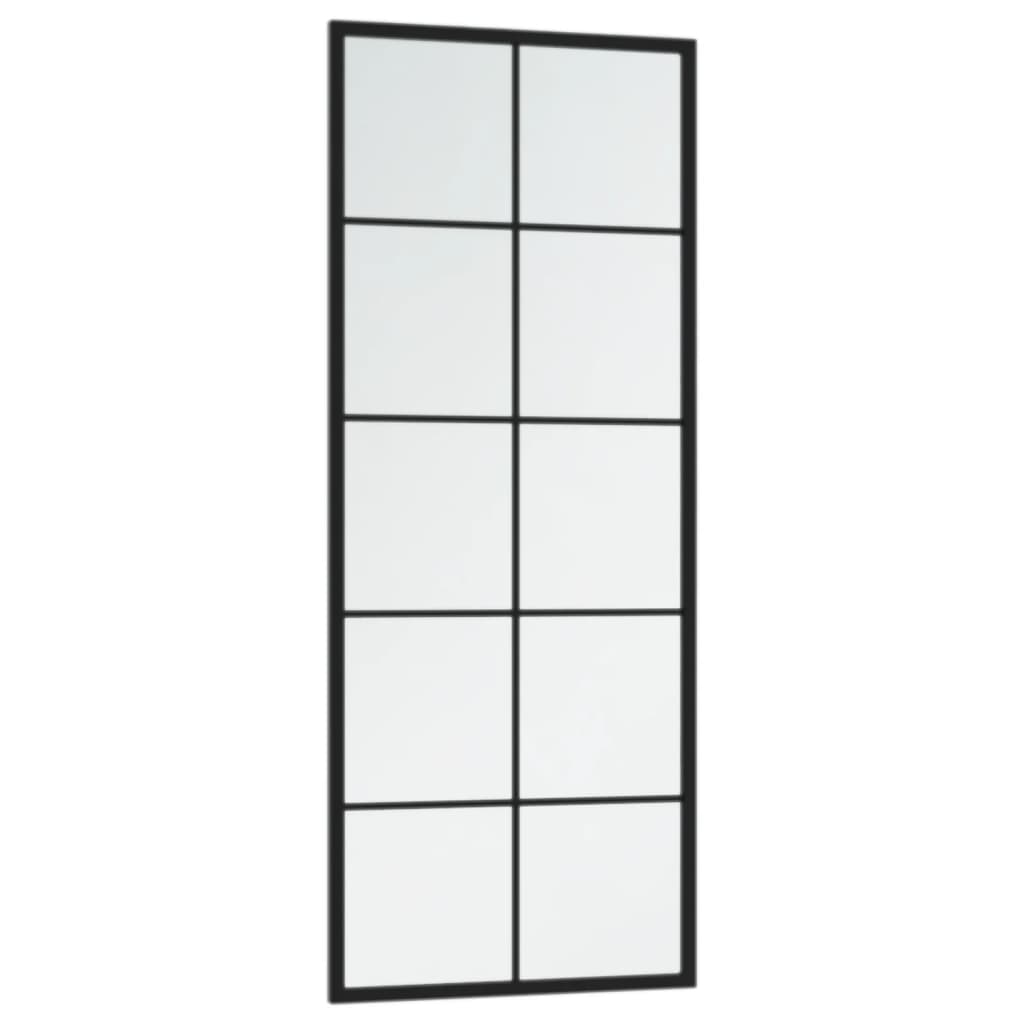 VidaXL Wandspiegels 2 st 100x40 cm metaal zwart