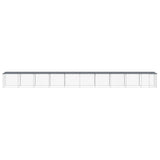 VidaXL Kippenhok met dak 1003x98x90 cm gegalvaniseerd staal antraciet