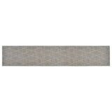 Vidaxl keukenmat wasbaar geruit 60x300 cm fluweel
