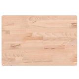 Vidaxl wastafelblad 60x40x1,5 cm massief beukenhout