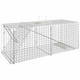 Vidaxl dierenval 64,5x25x26,5 cm gegalvaniseerd ijzer