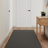 Vidaxl tapijtloper 80x400 cm sisal-look antracietkleurig