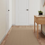 Vidaxl tapijtloper 80x250 cm sisal-look zandkleurig