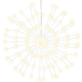 Vidaxl kerstverlichting vuurwerk 2 st 140 warmwitte led's 17 cm