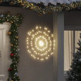 Vidaxl kerstverlichting vuurwerk 8 st 140 warmwitte led's 17 cm