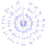 Vidaxl kerstverlichting vuurwerk 2 st 140 blauwe led's 17 cm