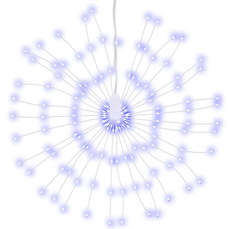 Vidaxl kerstverlichting vuurwerk 8 st 140 blauwe led's 17 cm