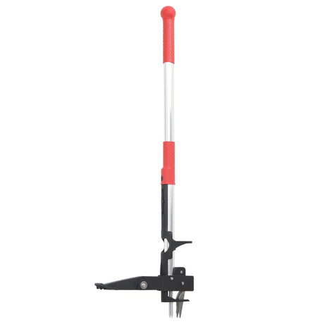 Vidaxl onkruidsteker 99,5 cm geanodiseerd aluminium rood en zilver