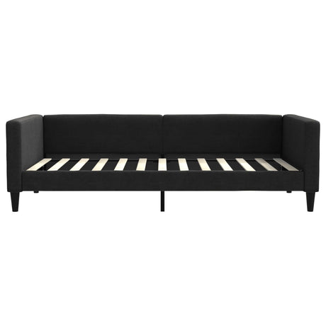 Vidaxl slaapbank 100x200 cm stof zwart