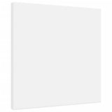 Vidaxl canvasdoeken 12 st stof en massief grenenhout wit