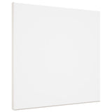 Vidaxl canvasdoeken 12 st stof en massief grenenhout wit