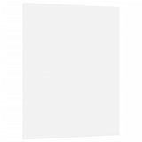 VidaXL Canvasdoeken 12 st stof en massief grenenhout wit