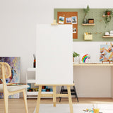 Vidaxl canvasdoeken 12 st stof en massief grenenhout wit