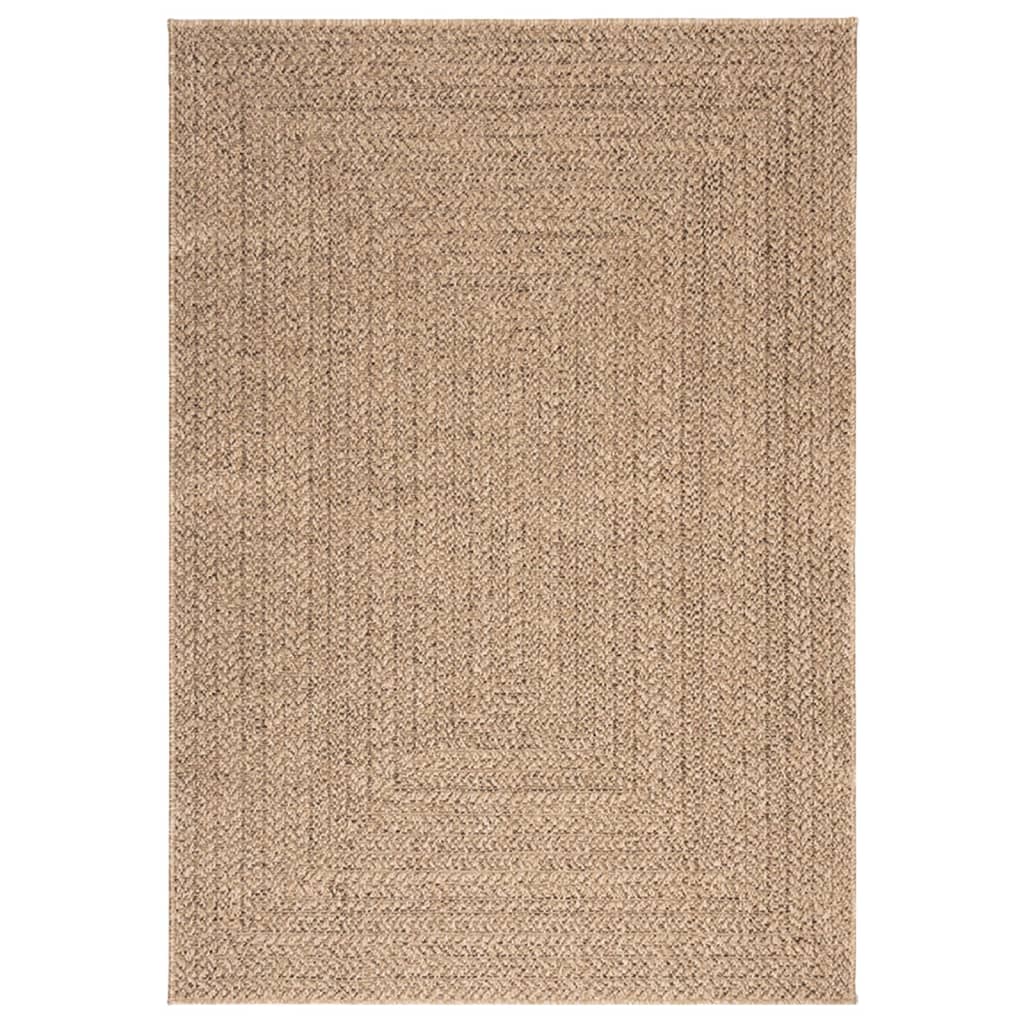 Vidaxl vloerkleed zizur binnen en buiten 120x170 cm jute look