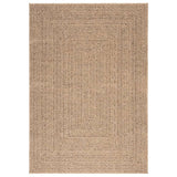 Vidaxl vloerkleed zizur binnen en buiten 120x170 cm jute look