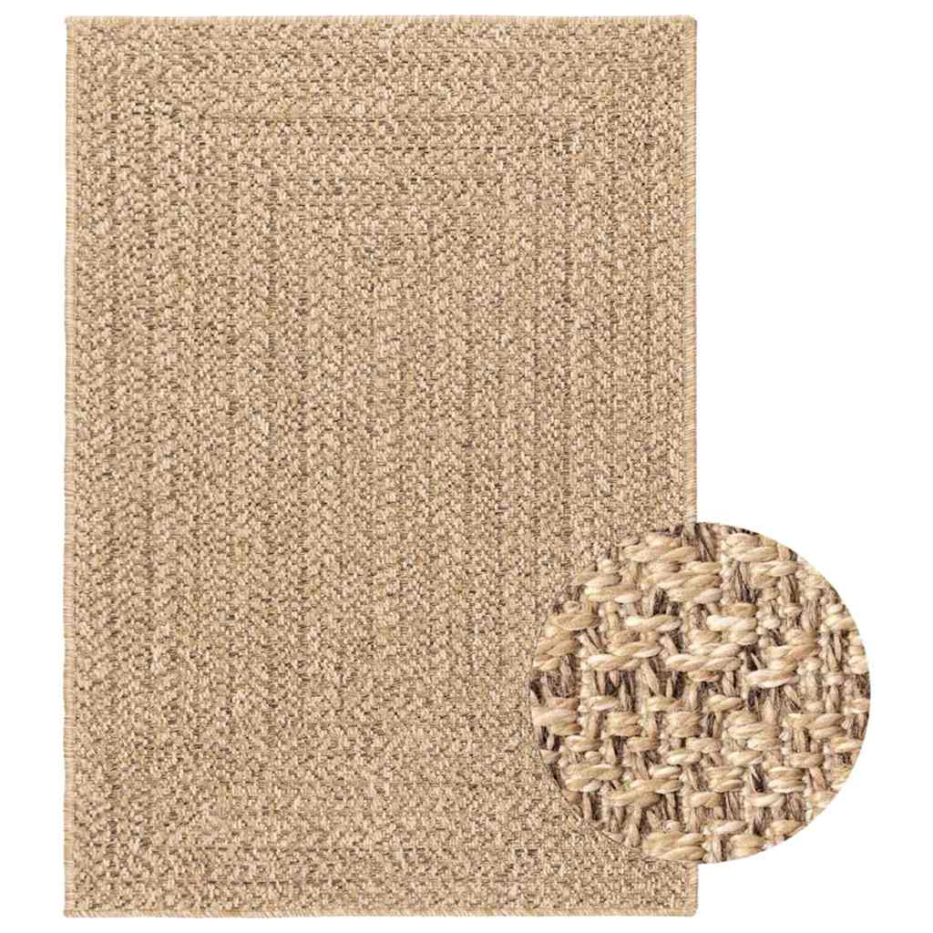 Vidaxl vloerkleed zizur binnen en buiten 160x230 cm jute look
