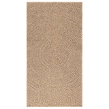 Vidaxl vloerkleed zizur binnen en buiten 80x150 cm jute look