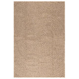 Vidaxl vloerkleed zizur binnen en buiten 120x170 cm jute look