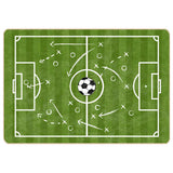 Vidaxl kindervloerkleed voetbalveld wasbaar antislip 160x230 cm groen
