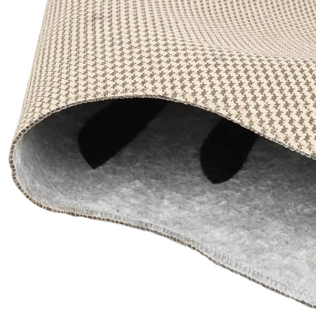 Vidaxl vloerkleed zebrapatroon wasbaar anti-slip 120x170 cm zwart wit