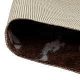 Vidaxl vloerkleed koeienpatroon wasbaar anti-slip 120x170 cm zwart wit
