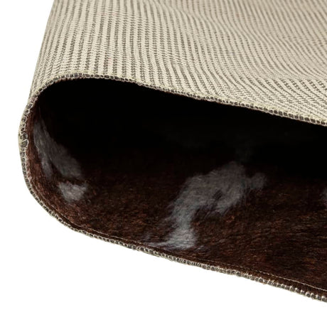 Vidaxl vloerkleed koeienpatroon wasbaar anti-slip 120x170 cm zwart wit