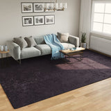Vidaxl vloerkleed wasbaar anti-slip 400x300 cm antracietkleurig