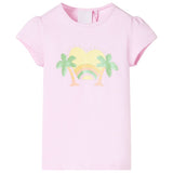 VidaXL Kindershirt 92 lichtroze