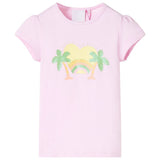 Vidaxl kindershirt 116 lichtroze