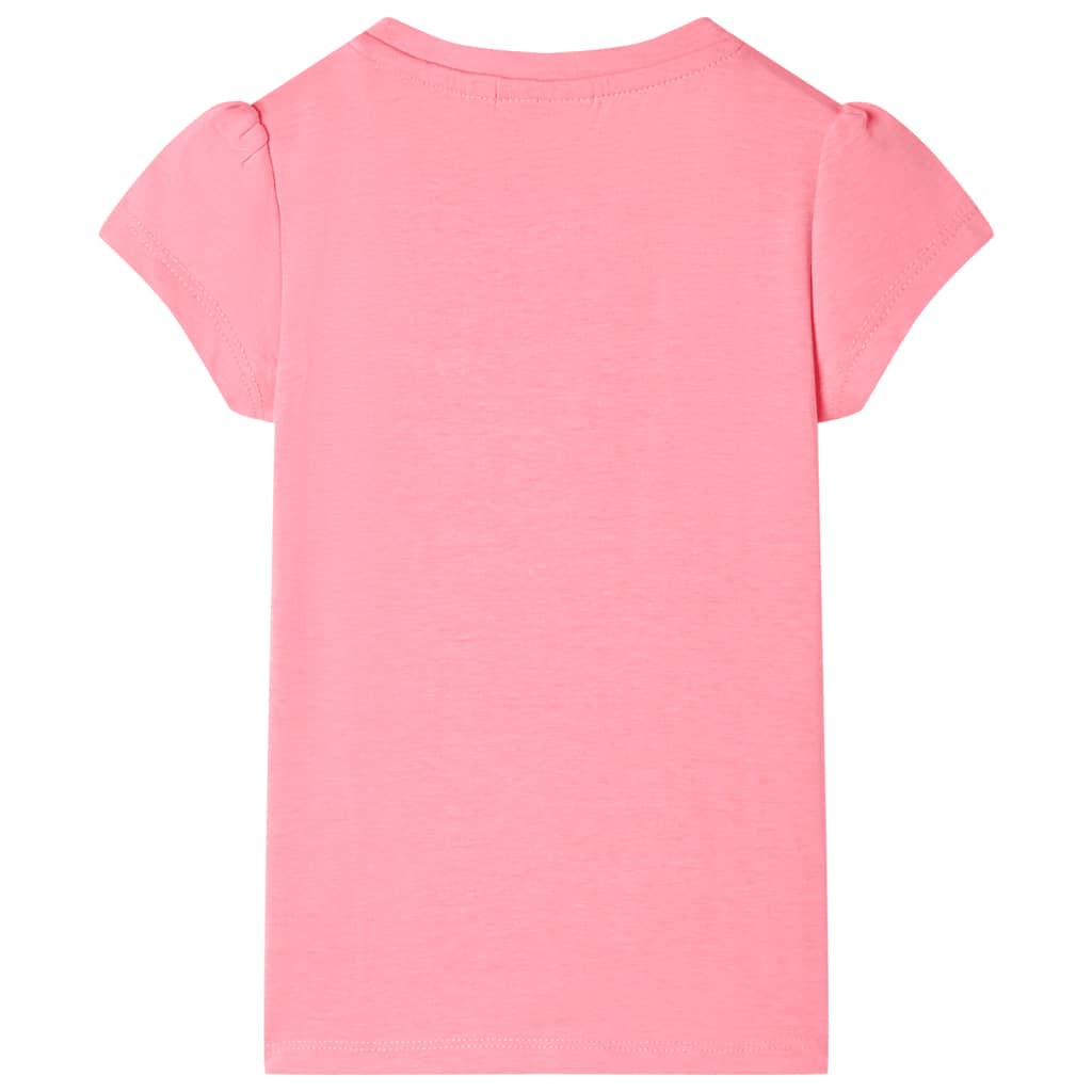 Vidaxl kindershirt 140 neonroze