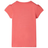 Vidaxl kindershirt 140 koraalkleurig