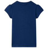 VidaXL Kindershirt 140 marineblauw