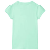Vidaxl kindershirt 116 felgroen