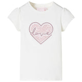 Vidaxl kindershirt 116 ecru