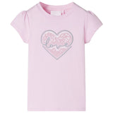 VidaXL Kindershirt 92 lichtroze