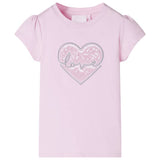 VidaXL Kindershirt 128 lichtroze