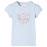 Vidaxl kindershirt 140 lichtblauw
