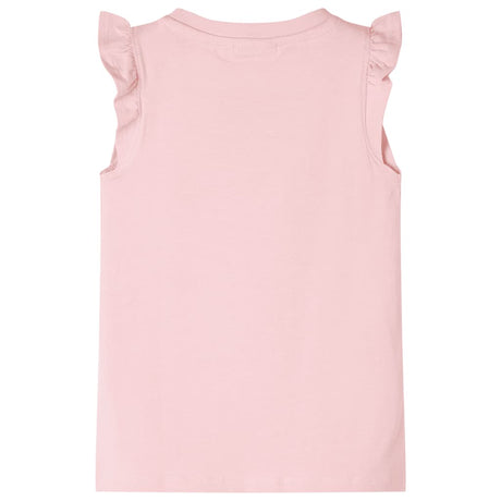 Vidaxl kindershirt met ruches aan de mouwen 104 lichtroze