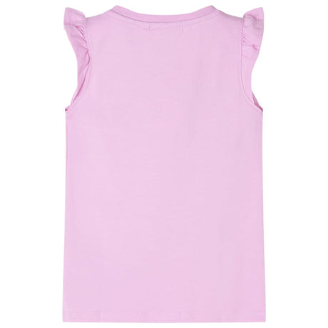 Vidaxl kindershirt met ruches aan de mouwen 116 lila
