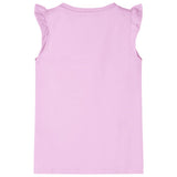 Vidaxl kindershirt met ruches aan de mouwen 128 lila