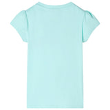 Vidaxl kindershirt 92 lichtzeeblauw