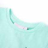 VidaXL Kindershirt 104 lichtzeeblauw